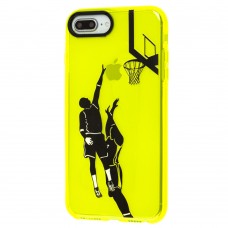 Чехол для iPhone 7 Plus / 8 Plus Neon print basketball
