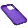 Чехол для iPhone 12 Pro Max Full Silicone case purple