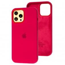 Чехол для iPhone 12 Pro Max Full Silicone case rose