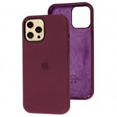 Чехол для iPhone 12 Pro Max Full Silicone case rose pink