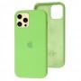 Чохол для iPhone 12 Pro Max Full Silicone case mint