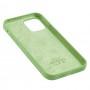 Чохол для iPhone 12 Pro Max Full Silicone case mint