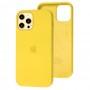 Чохол для iPhone 12 Pro Max Full Silicone case yellow