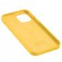 Чохол для iPhone 12 / 12 Pro Full Silicone case yellow