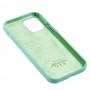 Чехол для iPhone 12 / 12 Pro Full Silicone case seafoam