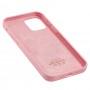 Чехол для iPhone 12 / 12 Pro Full Silicone case pink