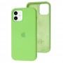 Чохол для iPhone 12 / 12 Pro Full Silicone case mint