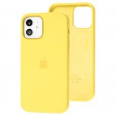 Чехол для iPhone 12 / 12 Pro Full Silicone case mellow yellow