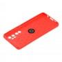 Чохол для Xiaomi Mi Note 10 Lite Deen ColorRing із кільцем червоний