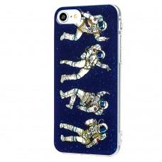 Чехол Lovely для iPhone 7 / 8 силиконовый "космонавт"