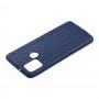 Чехол для Samsung Galaxy A21s (A217) Weaving синий