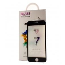 Защитное стекло 3D iPhone 7 в упаковке черный