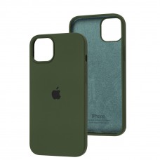 Чохол для iPhone 14 Plus Silicone Full зелений / cyprus green