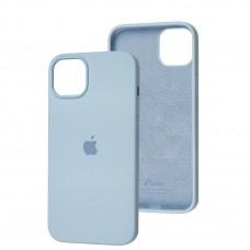 Чехол для iPhone 14 Plus Silicone Full голубой / sky blue