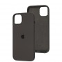 Чохол для iPhone 14 Plus Silicone Full dark olive