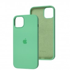 Чохол для iPhone 14 Plus Silicone Full зелений / spearmint