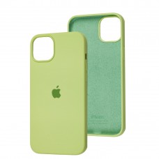 Чохол для iPhone 14 Plus Silicone Full зелений / avocado