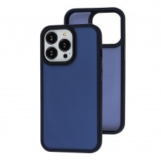 Чохол для iPhone 13 Pro Max WAVE Matte Colorful dark blue