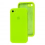 Чохол для iPhone 7/8/SE 20 Square Full camera салатовий/neon green