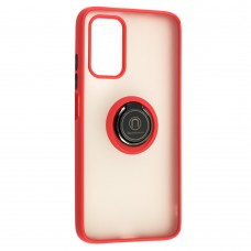 Чехол для Xiaomi Poco M3 / Redmi 9T LikGus Edging Ring красный