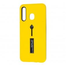 Чехол для Samsung Galaxy A20 / A30 Kickstand желтый