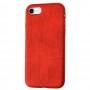 Чохол для iPhone 7 / 8 / SE 20 Leather croco full червоний