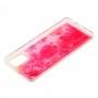 Чехол для Samsung Galaxy A51 (A515) Блестки вода new пончик розовый