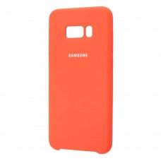 Чехол для Samsung Galaxy S8 Plus (G955) Silky Soft Touch оранжевый