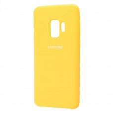 Чохол для Samsung Galaxy S9 (G960) Silky Soft Touch "лимонний"