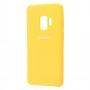 Чехол для Samsung Galaxy S9 (G960) Silky Soft Touch "лимонный"