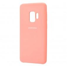 Чехол для Samsung Galaxy S9 (G960) Silky Soft Touch светло розовый