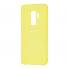 Чехол для Samsung Galaxy S9+ (G965) Silky Soft Touch "лимонный"