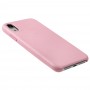 Чехол для iPhone Xr Leather classic "light pink"