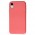 Чехол для iPhone Xr Leather classic "peony pink"