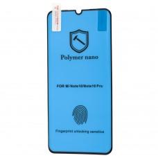 Защитная пленка для Xiaomi Mi Note 10 Polymer Nano Full Glue черный (OEM)