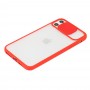 Чехол для iPhone 11 Pro LikGus Camshield camera protect красный
