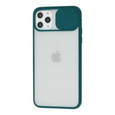 Чехол для iPhone 11 Pro LikGus Camshield camera protect зеленый