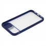 Чохол для iPhone 11 Pro Max LikGus Camshield camera protect синій