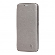 Чехол книжка Premium для Xiaomi Mi Note 10 серый