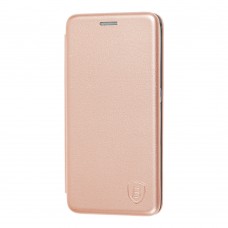 Чехол книжка Premium для Samsung Galaxy A01 (A015) розово-золотистый