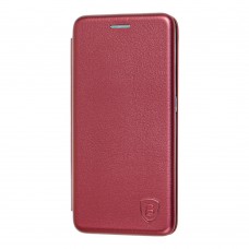 Чехол книжка Premium для Samsung Galaxy A01 (A015) бордовый