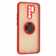 Чехол для Xiaomi Redmi 9 LikGus Edging Ring красный