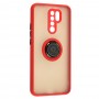 Чохол для Xiaomi Redmi 9 LikGus Edging Ring червоний