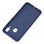 Чехол для Samsung Galaxy A20 / A30 Soft под магнитный держатель темно-синий
