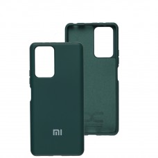 Чехол для Xiaomi Redmi Note 10 Pro Silicone Full зеленый / dark green