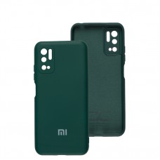 Чехол для Xiaomi Redmi Note 10 5G / Poco M3 Pro Full camera зеленый / dark green