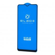 Захисне скло Samsung Galaxy A20s (A207) Full Glue Blade Pro чорне