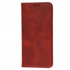 Чехол книжка для Samsung Galaxy A51 (A515) Black magnet красный