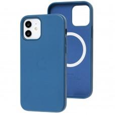 Чохол для iPhone 12 / 12 Pro Leather with MagSafe cod blue