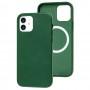 Чохол для iPhone 12 / 12 Pro Leather with MagSafe forest green